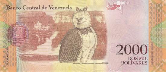 2000 Bolivares 2016